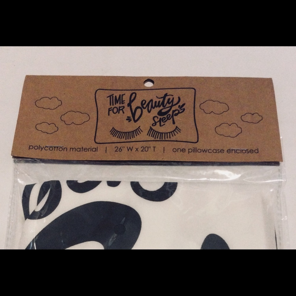 Time For Beauty Sleep Pillowcase PolyCotton